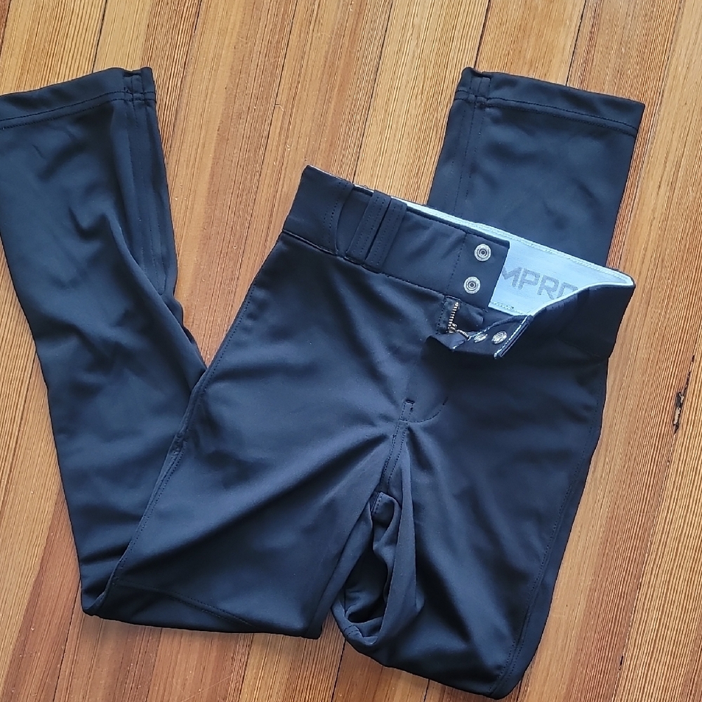 Black Riding Breeches with Button Detail